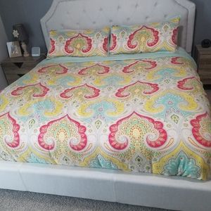 King size Duvet with pillow shams